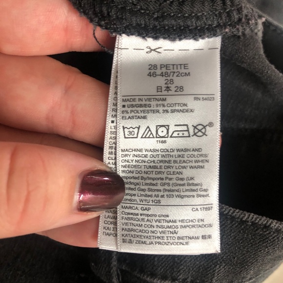 Gap Mid Rise Cropped Skinny Jeans 360 Stretch - Picture 8 of 9